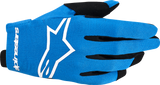 Alpinestars Radar Gloves UCLA Blue/White 2XL - High-Performance Motorcycle Gloves