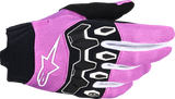 Alpinestars Stella Full Bore V2 Gloves - Medium Violet/White/Black