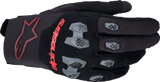 Alpinestars Pro-Dura Gloves - Black and Bright Red, Large (Part Number 3560425-1303-L)