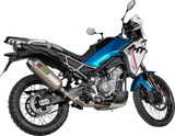 AKRAPOVIC Slip-On Line Muffler for CFMOTO 450 MT and IBEX 450 – Titanium, Part Number S-CF4SO2-HFTT