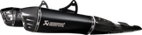 AKRAPOVIC Slip-On Line Mufflers for Suzuki GSX-1300R Hayabusa - Titanium Black, Part S-S13SO4-HRAATBL/1