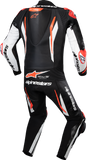Alpinestars GP Tech v5 1-Piece Leather Suit * Black/White/Red Fluo, US 40 / EU 50