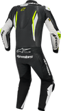 Alpinestars GP Tech v5 1-Piece Leather Suit * Black/White/Yellow Fluo, US 42 / EU 52 (Part Number 3150226-125-52)