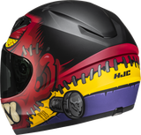 HJC Youth Y10 Helmet Frank MC1SF Large FP70NUSG1S1V – Advanced Polycarbonate Shell with Comfort Features