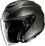HJC i31 Helmet Semi-Flat Titanium Small JP45NUS4SFTV - Lightweight, Impact-Resistant Motorcycle Helmet with Full Ventilation and Sun Shield