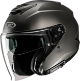 HJC i31 Helmet Semi-Flat Titanium Small JP45NUS4SFTV - Lightweight, Impact-Resistant Motorcycle Helmet with Full Ventilation and Sun Shield