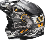 HJC C50 Mecha Beast Motorcycle Helmet - XS MP46NUS30S5V with Advanced Ventilation and Bluetooth Compatibility