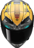 HJC F71 Bumblebee Motorcycle Helmet with Smart Bluetooth System - Large, Part 464805