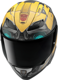HJC F71 Bumblebee Motorcycle Helmet with Smart Bluetooth System and Sun Visor - 2XL