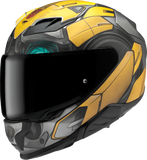 HJC F71 Helmet with Hasbro Bumblebee Design - Small, Lightweight Fiberglass Shell with Advanced Features
