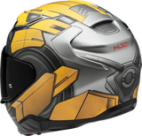 HJC F71 Helmet with Hasbro Bumblebee Design - Small, Lightweight Fiberglass Shell with Advanced Features