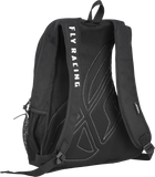 FLY Racing Jump Pack Backpack Black/Rum - Durable Moto Gear Luggage with Multiple Compartments