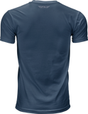 Fly Racing F Wing Tee Midnight Navy/Grey Medium - Lightweight and Comfortable Crew Neck T-Shirt
