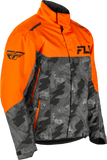 Fly Racing Snx Pro Jacket Orange/Black Small – Waterproof and Insulated Snowboard Jacket