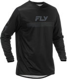 Fly Racing Universal Jersey Black/White 4X - Durable Off-Road Motorcycle Jersey