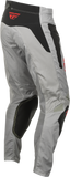 Fly Racing Kinetic Sym Pants Light Grey/Red/Black Size 34