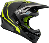 Fly Racing Formula Carbon Tracer Helmet Hi Vis/Black XS – Lightweight, Impact-Resistant Motorcycle Helmet with Advanced Safety Features