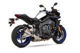 Yoshimura 13101BP520 AT2 Stainless Steel Street Exhaust with Matte Carbon Fiber End Cap