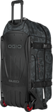 Fly Racing Ogio Rig 9800 Gear Bag Black/Grey with SLED™ Wheeled Chassis and Adjustable Compartments