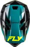 Fly Racing Rayce Repeat Bicycle Helmet Black/Teal/Hi Vis Small – Lightweight and Certified Safety Gear