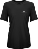 Fly Racing Women's Fly Motto Tee Black Medium - Comfortable Loose Fit T-Shirt