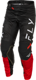 Fly Racing Kinetic Mesh Center Pants Size 38 - Black, White, Red