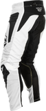 Fly Racing Kinetic Mesh Sym Pants White/Black Size 30 - Lightweight and Durable Motorcycle Pants