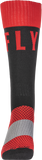 Fly Racing MX Pro Socks Red/Black Large/Extra Large - Comfortable Boot-Length Performance Socks