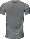 Fly Racing F Wing Tee Dark Grey Heather Medium - Men's Crew Neck T-Shirt
