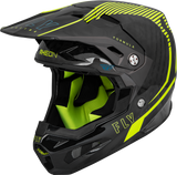 Fly Racing Formula Carbon Tracer Helmet Hi Vis/Black XS – Lightweight, Impact-Resistant Motorcycle Helmet with Advanced Safety Features