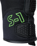 S1 Mesh Ce Glove Black/Neon Green  Xl