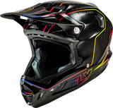 Fly Racing Werx R Flow Carbon Helmet Black Carbon / Black / Multi Medium
