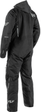 Fly Racing Incline Monosuit Black XL - Waterproof and Breathable Motorcycle Suit with Detachable Hood