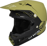 Fly Racing Formula CC Centrum Helmet Matte Olive Green and Black XS