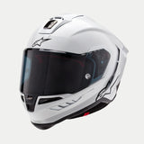ALPINESTARS Supertech R10 Helmet - Solid - Gloss White - Small 8200124-2170-S