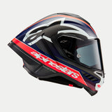 ALPINESTARS Supertech R10 Helmet - Team - Matte Black/Carbon Red Fluo/Blue - 2XL 8200224-1383-XXL