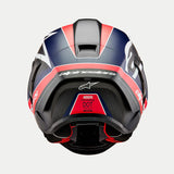 ALPINESTARS Supertech R10 Helmet - Team - Matte Black/Carbon Red Fluo/Blue - 2XL 8200224-1383-XXL
