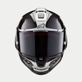ALPINESTARS Supertech R10 Helmet - Element - Carbon/Silver/Black - 2XL 8200324-1368-XXL
