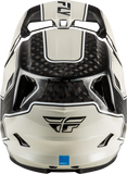 Fly Racing Yth Werx R Flow Carbon Helmet - Black and Grey, Youth Size