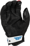 Fly Racing Coolpro Force Gloves Black/White/Red XL – Durable Motorcycle Gloves with Hard Knuckle Protection