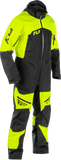 Fly Racing Incline Monosuit Hi Vis/Black - Waterproof Breathable Motorcycle Suit with Detachable Hood