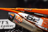 Yoshimura RS12 Muffler Decals Orange - Part Number RS12-NB014
