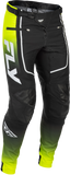Fly Racing Youth Rayce Bicycle Pants Lime/Black/White Size 24
