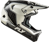 Fly Racing Yth Werx R Flow Carbon Helmet - Black and Grey, Youth Size
