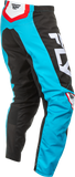 Fly Racing F 16 Pants Cyan/Black/White Size 30 – Durable Motocross Riding Gear