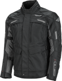 Fly Racing Off Grid Jacket Black Medium Tall with Weatherproof Technology