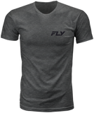 Fly Racing Freeride Tee Grey XL - Comfortable Cotton Motorcycle T-Shirt