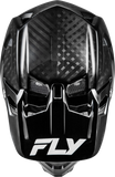 Fly Racing Werx R Carbon Helmet Black Carbon Small - Lightweight and Impact-Absorbing Motorcycle Helmet