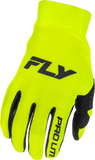 Fly Racing Youth Pro Lite Gloves Hi Vis/Black Yellow (Part #379-046YL)