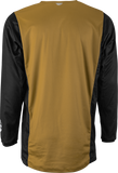 Fly Racing Patrol Jersey Caramel/Black Large - Durable Off-Road Riding Shirt with Ventilation and Reflective Details